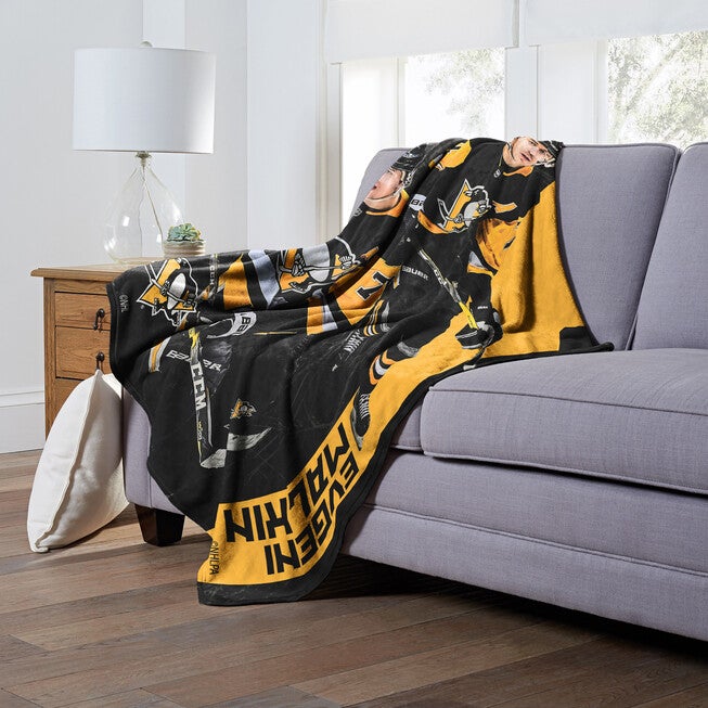 Nhl 575 Penguins- Evgeni Malkin Silk Touch Throw Blanket, , alternate image number null