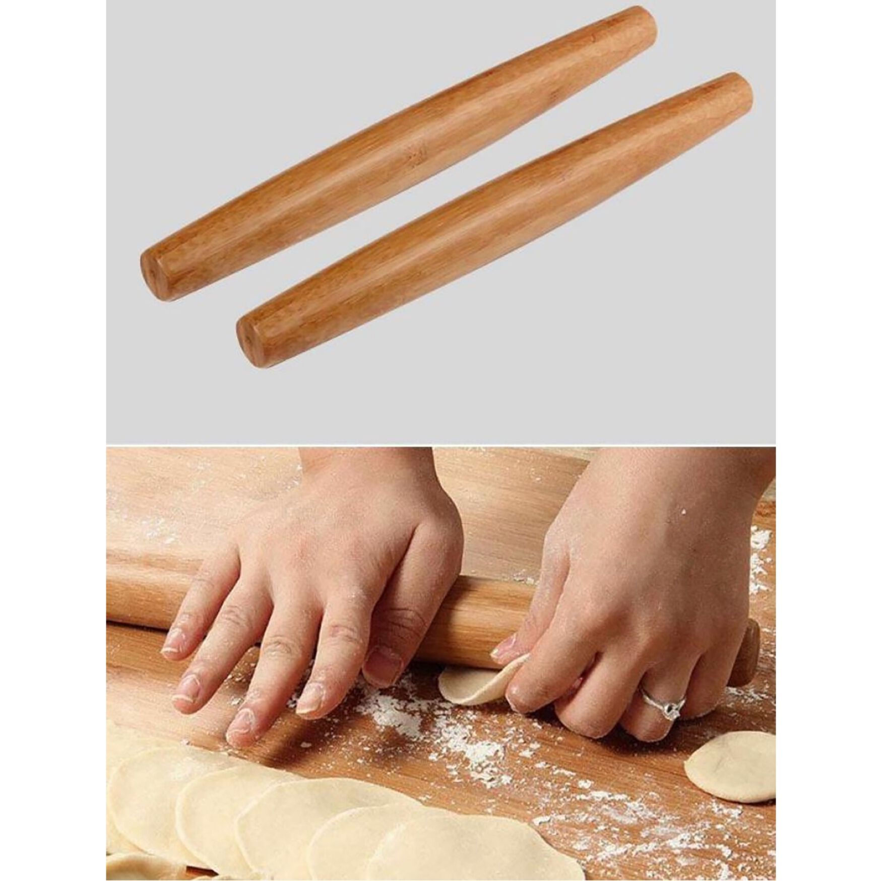 French Rolling Pin - Set Of 2, , alternate image number 3