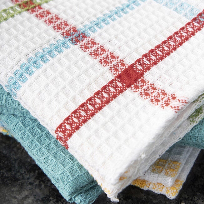 8Pk Waffle Dish Cloth, , alternate image number null