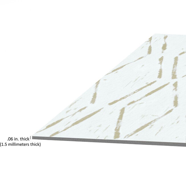 Retro 12x12 Self Adhesive Vinyl Floor Tile - Diamond - 20 Tiles/20 sq. ft., , alternate image number null