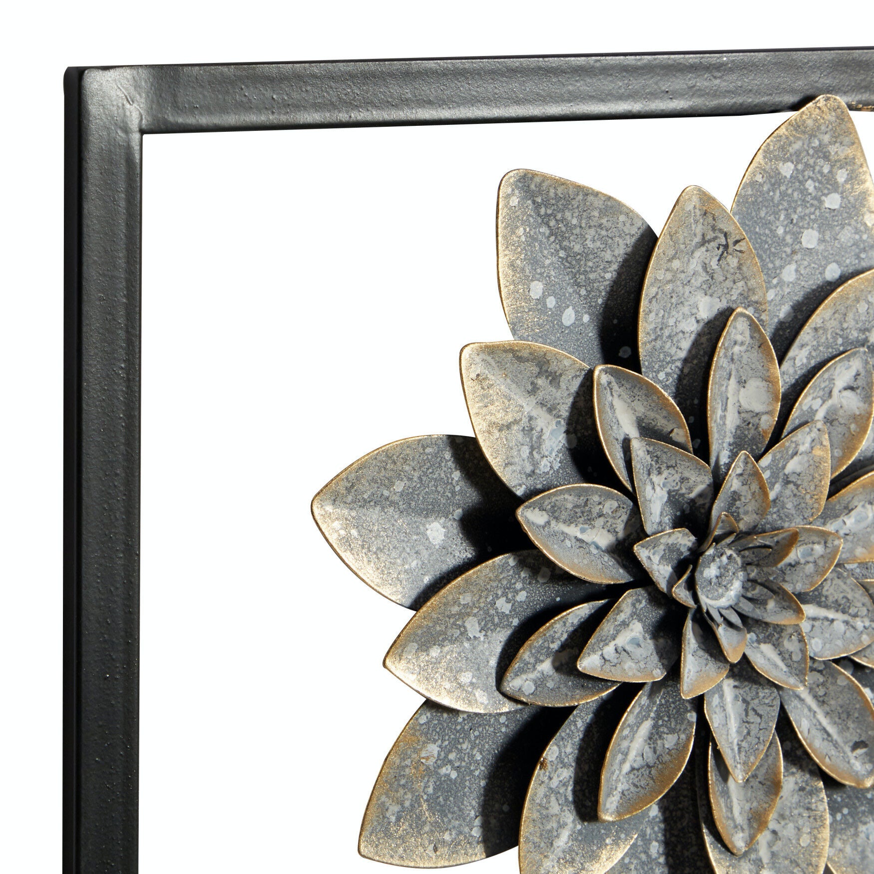 Set Of 2 Grey Metal Contemporary Wall Decor, , alternate image number 4