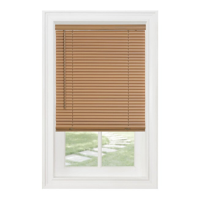 Cordless GII Morningstar 1 inches Light Filtering Mini Blind Woodtone, WOOD, hi-res image number null