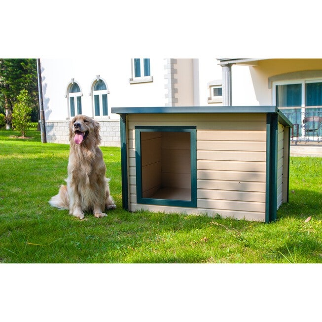 Rustic Lodge Pet Dog House, , alternate image number 1