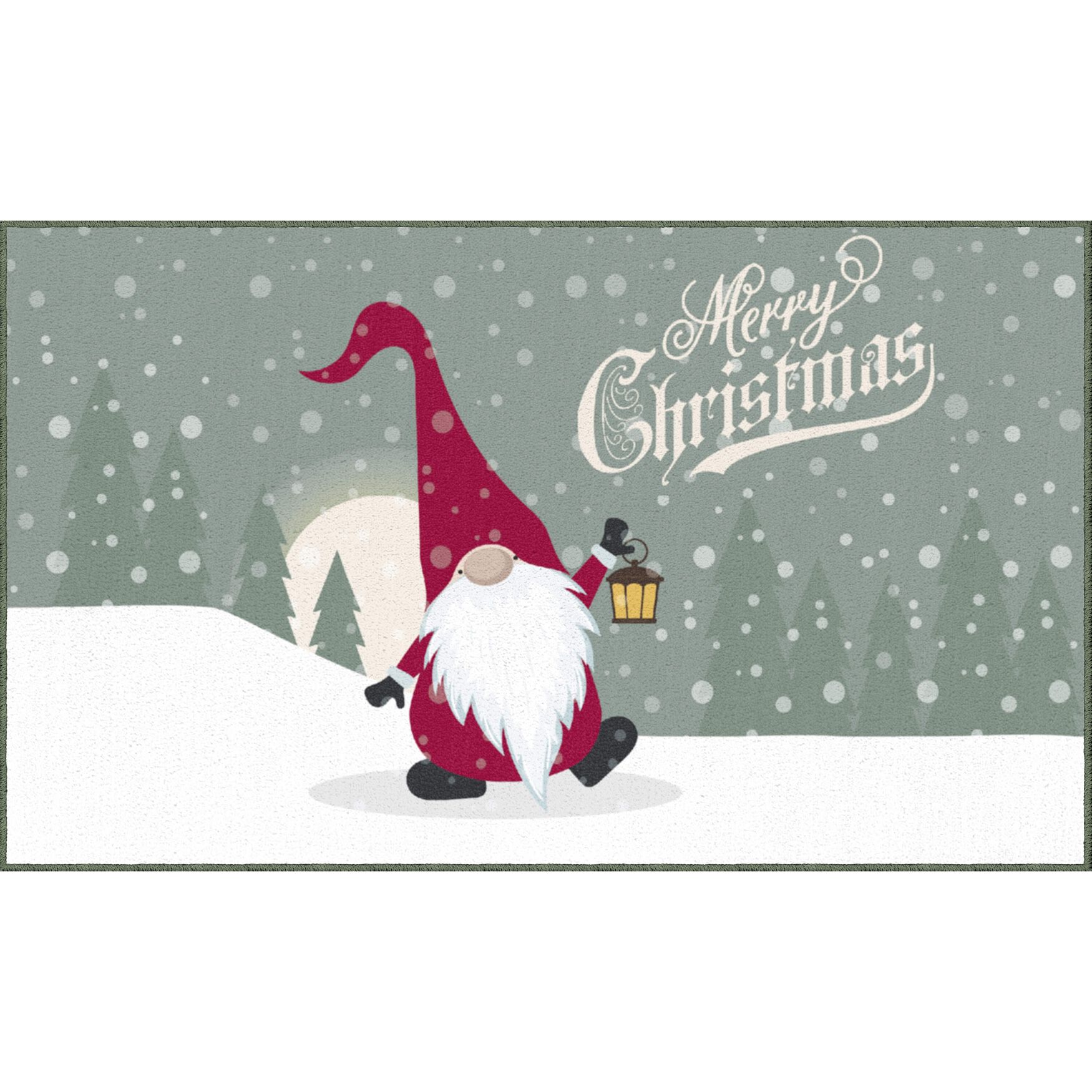 Merry Gnome Multi Kitchen Rug, MULTI, hi-res image number 0