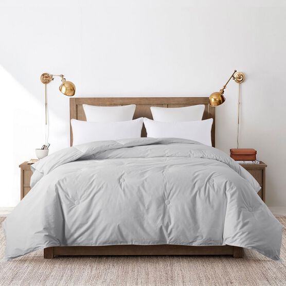 Button Stitch Down Comforter , GREY, hi-res image number null