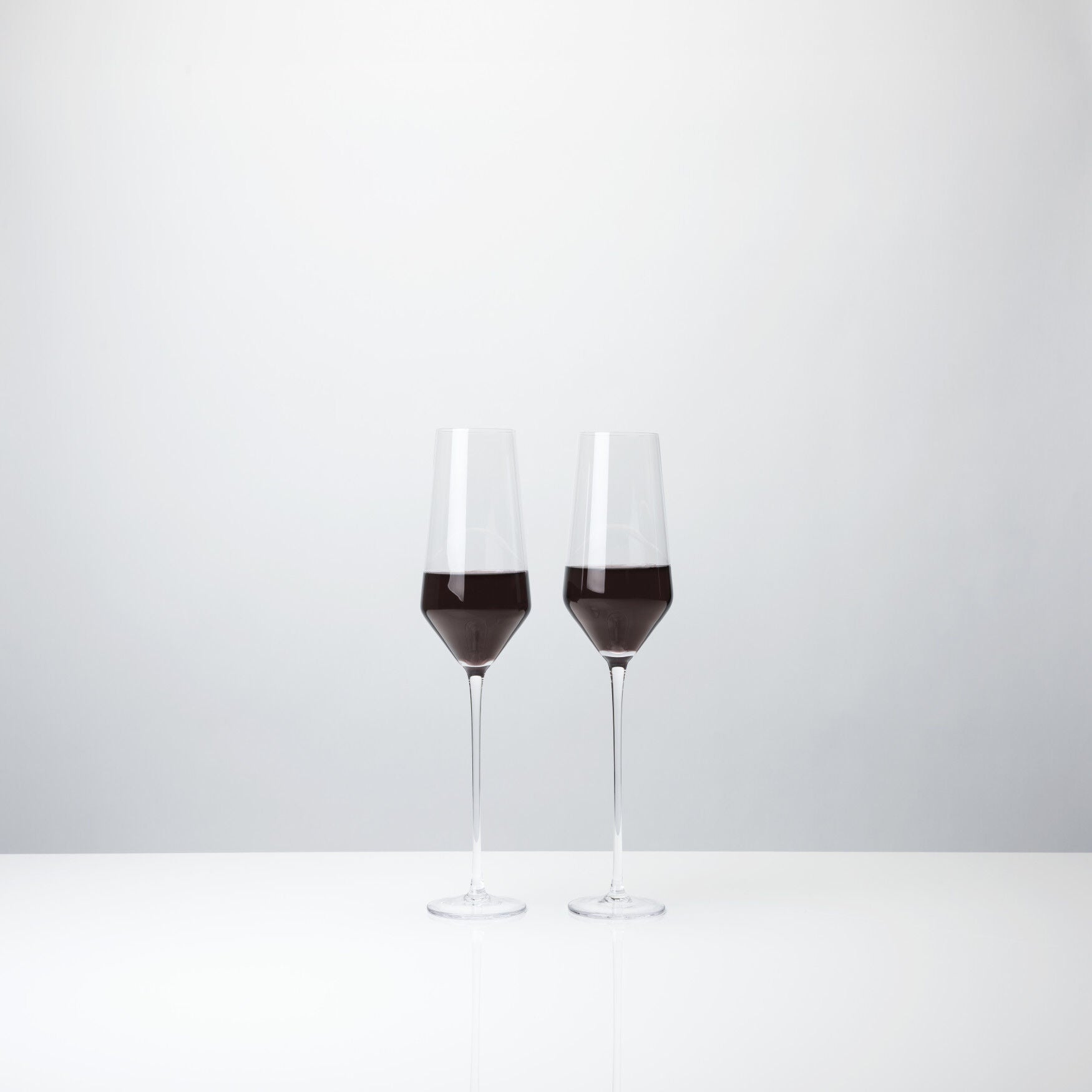 Angled Crystal Bordeaux Glasses, , alternate image number 5