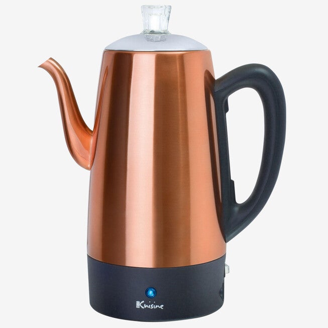 Euro Cuisine 12-Cup Percolator, COPPER, hi-res image number 0