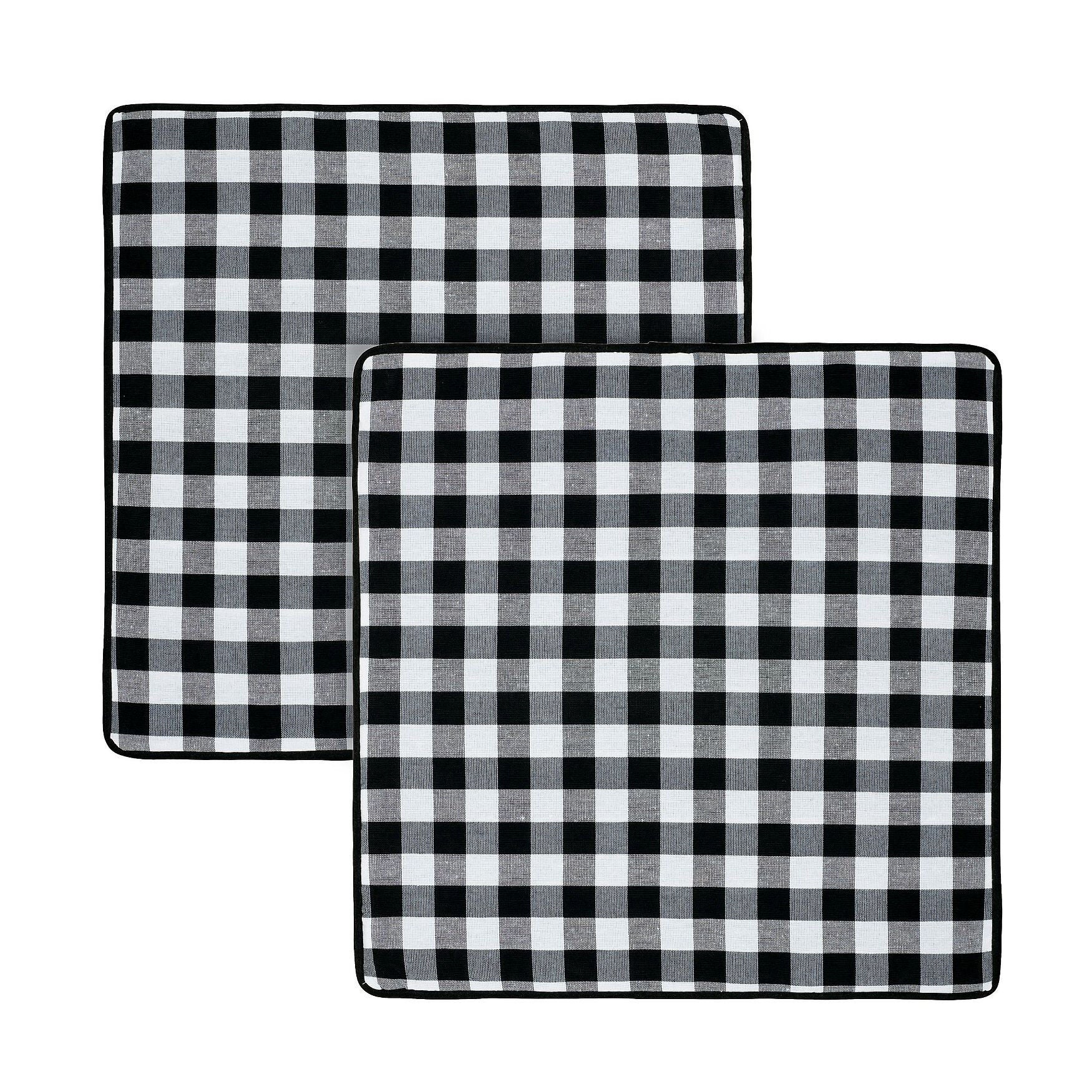 Buffalo Check Throw Pillow Covers - 18-in x 18-in - Set of Two, , alternate image number 9