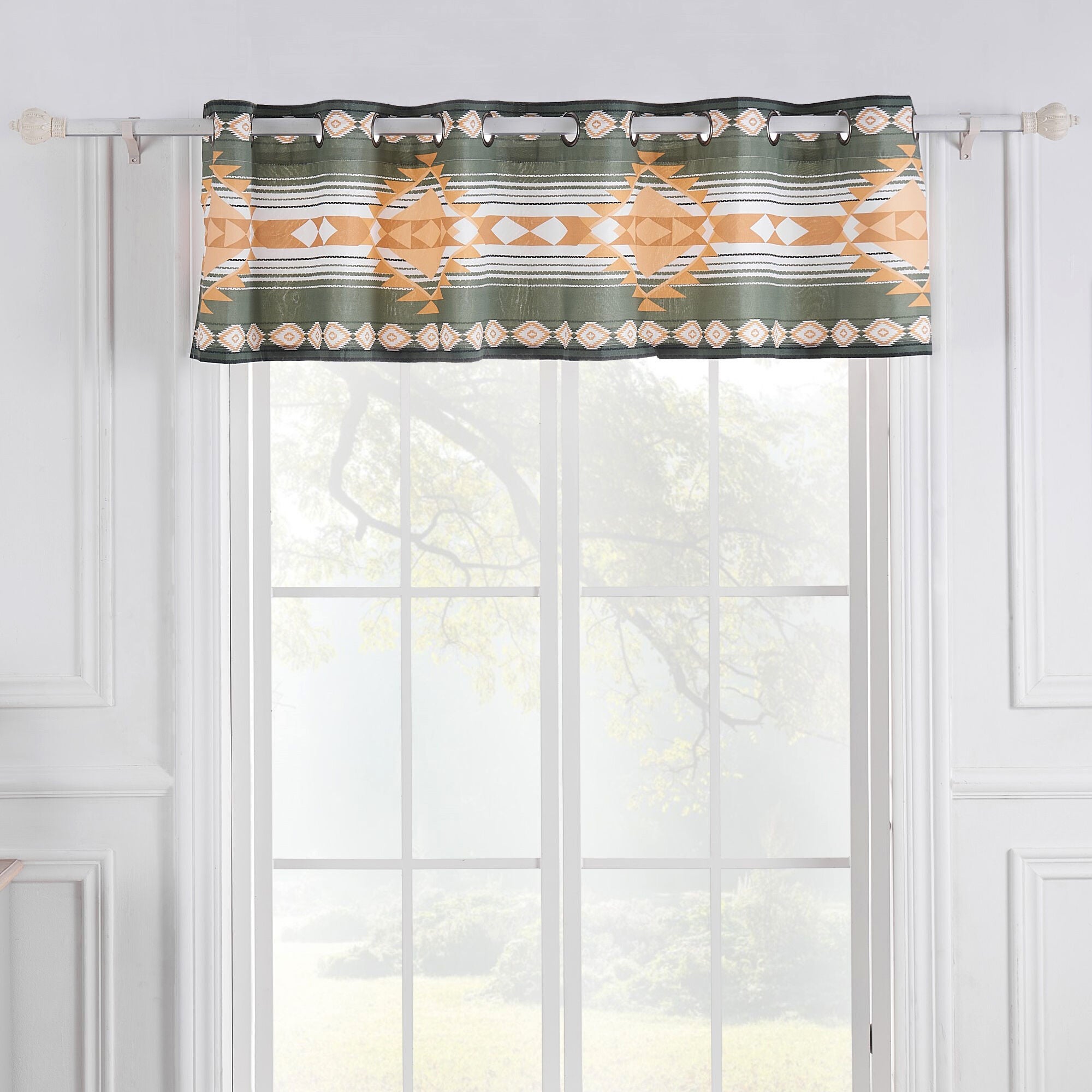 Zuma Window Treatment Valance Curtains, CACTUS, alternate image number 2