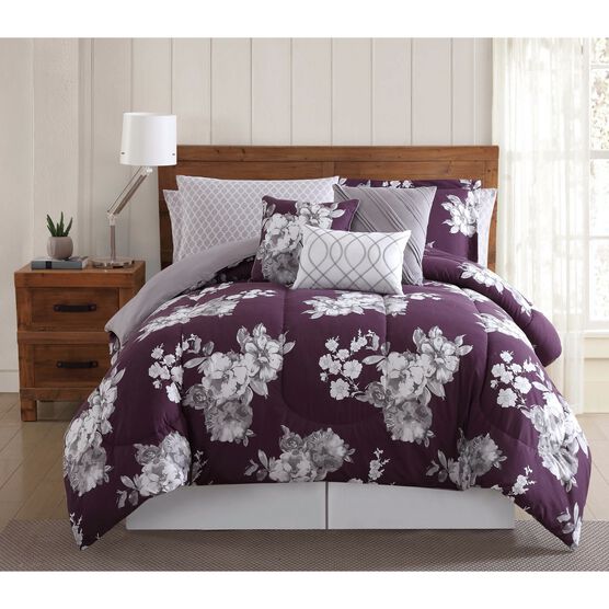 Peony Garden Floral Comforter Set, MULTI, hi-res image number null