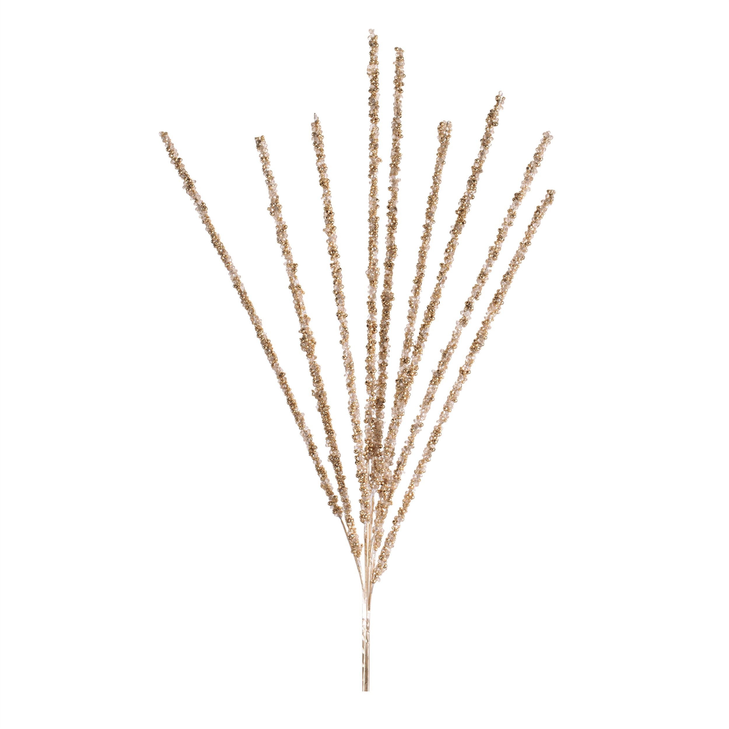 Jewel Bead Spray (Set of 4), GOLD CLEAR, hi-res image number 0