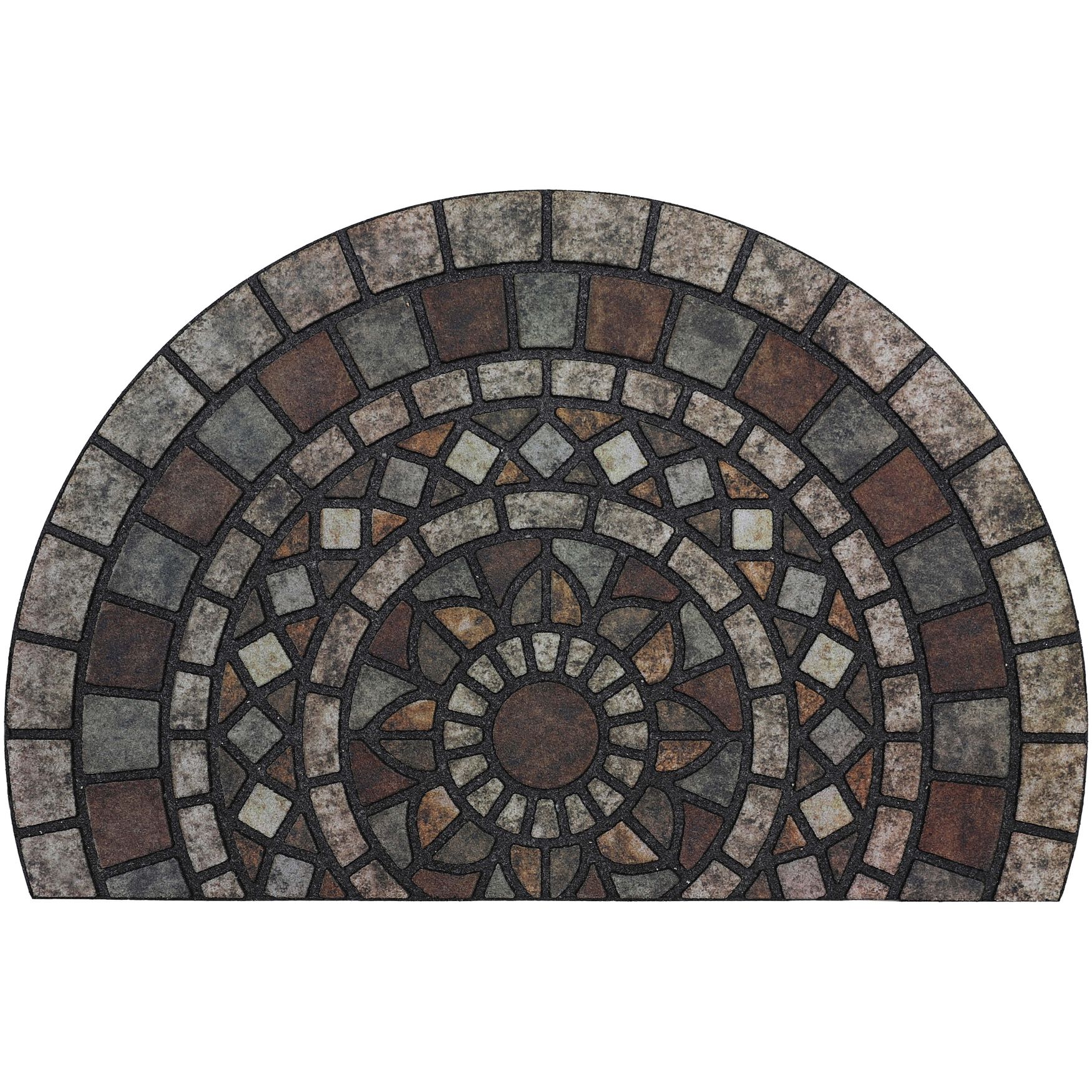 Mosaic Mythos Stone Multi 1 feet 11 inches X 2 feet 11 inches, MULTI, hi-res image number 0