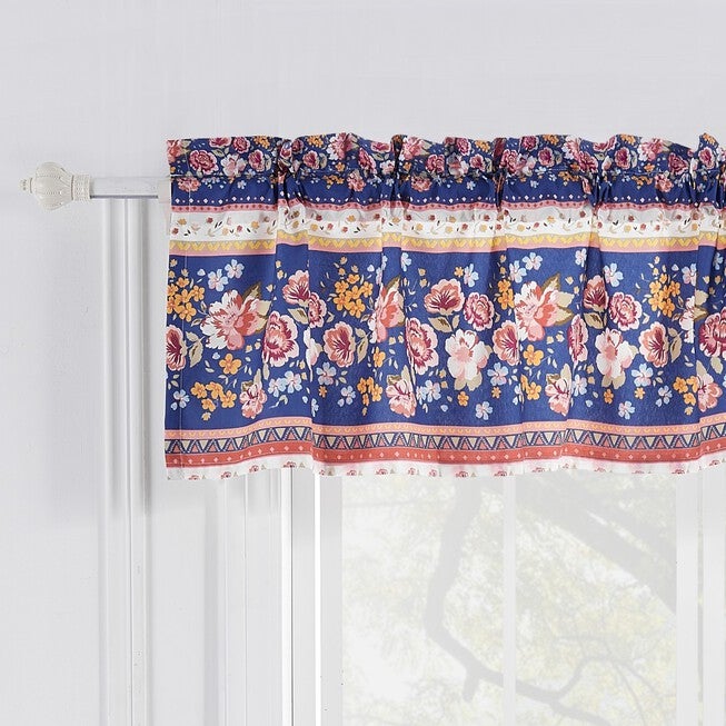 Marsha Window Valance, BLUE, hi-res image number null