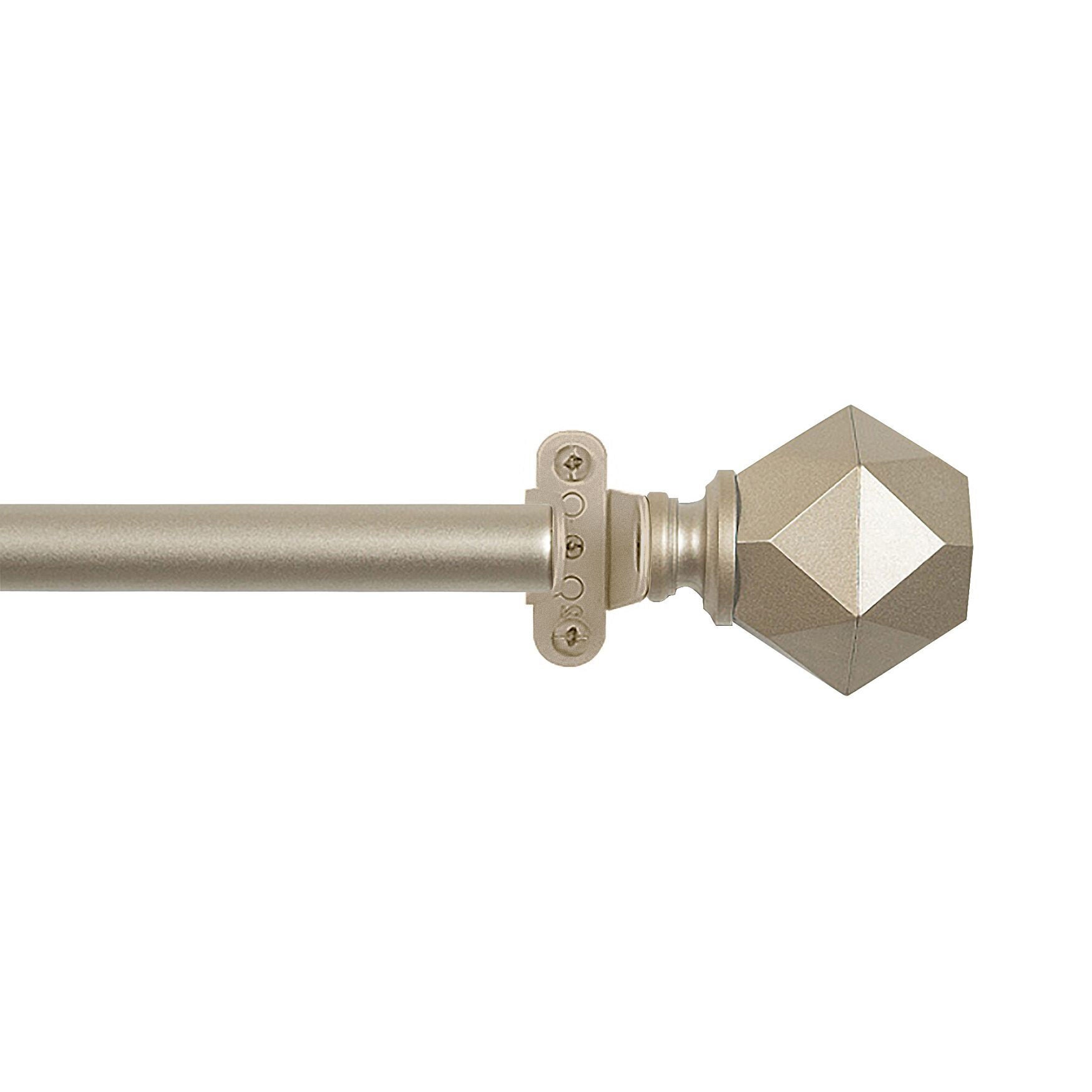 Innovative Decorative Room Darkening Wrap Around Rod & Finial 66-120, , on-hover image number 1