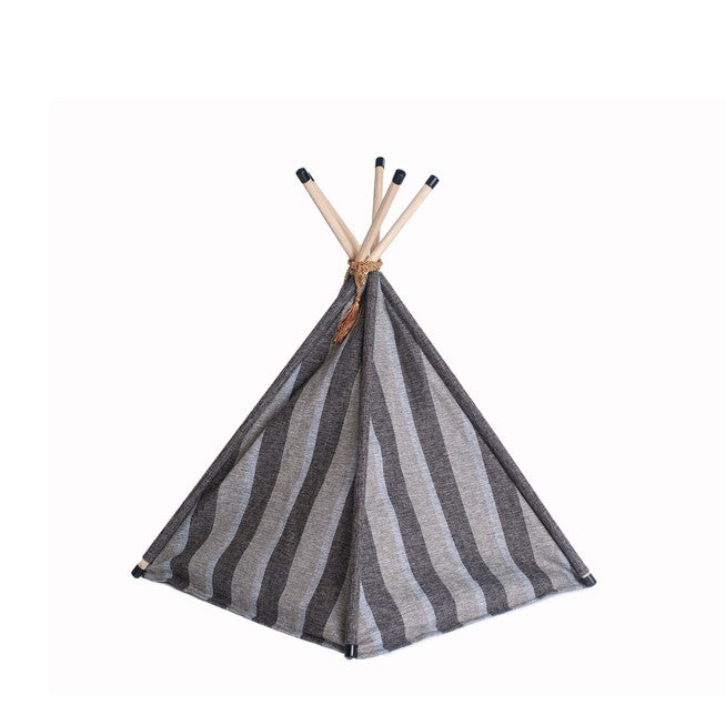 Striped Teepee Cat Dog Bed, , alternate image number 6