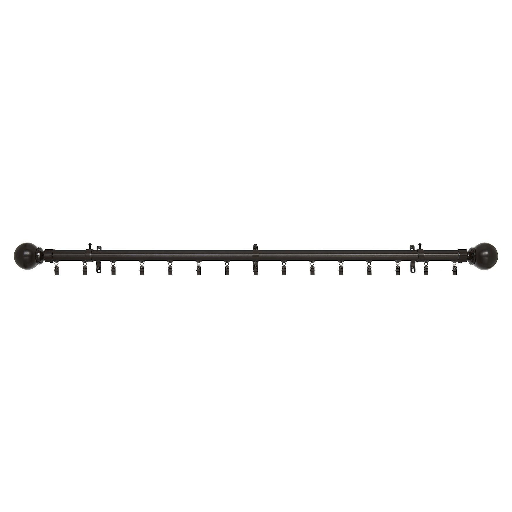 Innovative Traverse Curtain Rod - Porter 66-120, BRONZE, hi-res image number 0