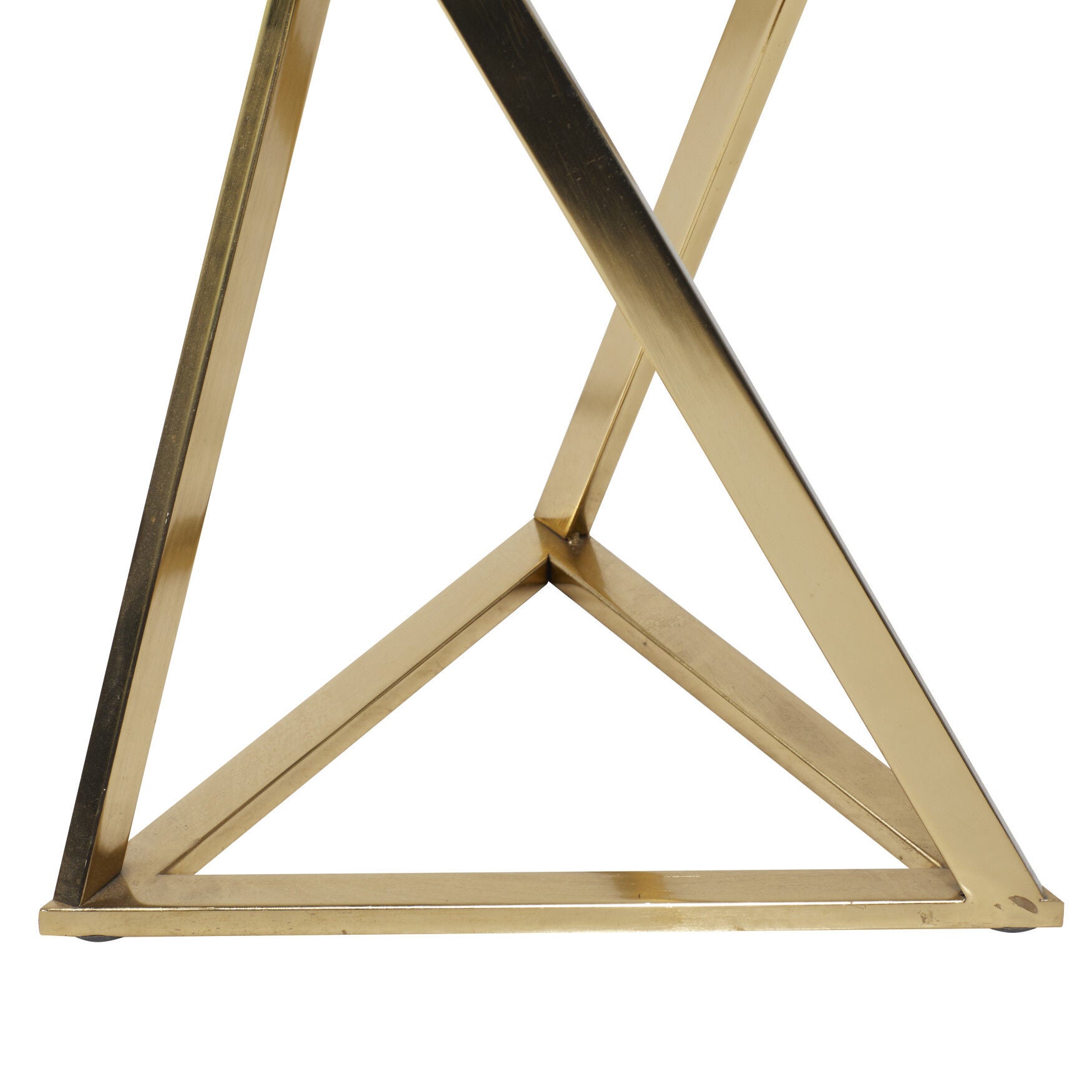 Set of 2 Gold Marble Contemporary Accent Table, 14 inches x 24 inches, , alternate image number 4
