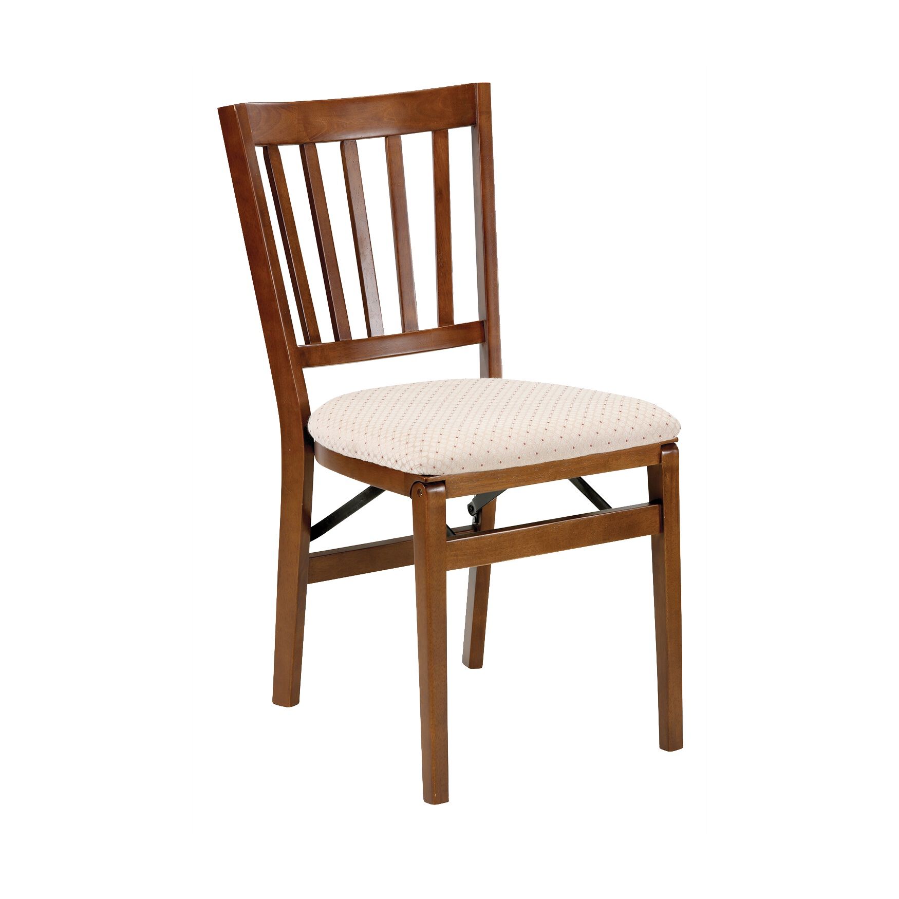 School House Wood Folding Chairs, Set Of 2, FRUITWOOD, hi-res image number 0