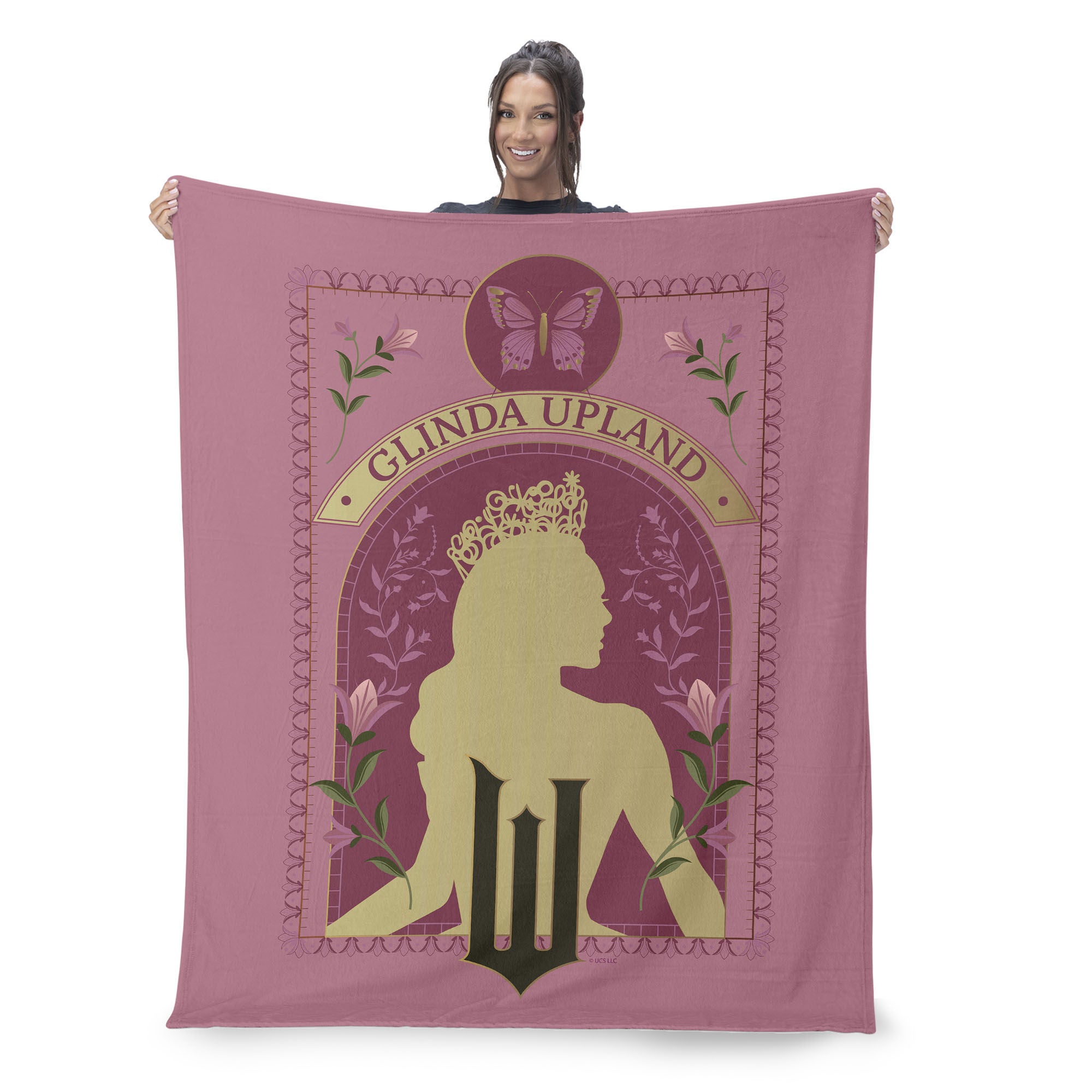 Wicked Silk Touch Throw Blanket 60x80 inches, GLINDA, on-hover image number 1