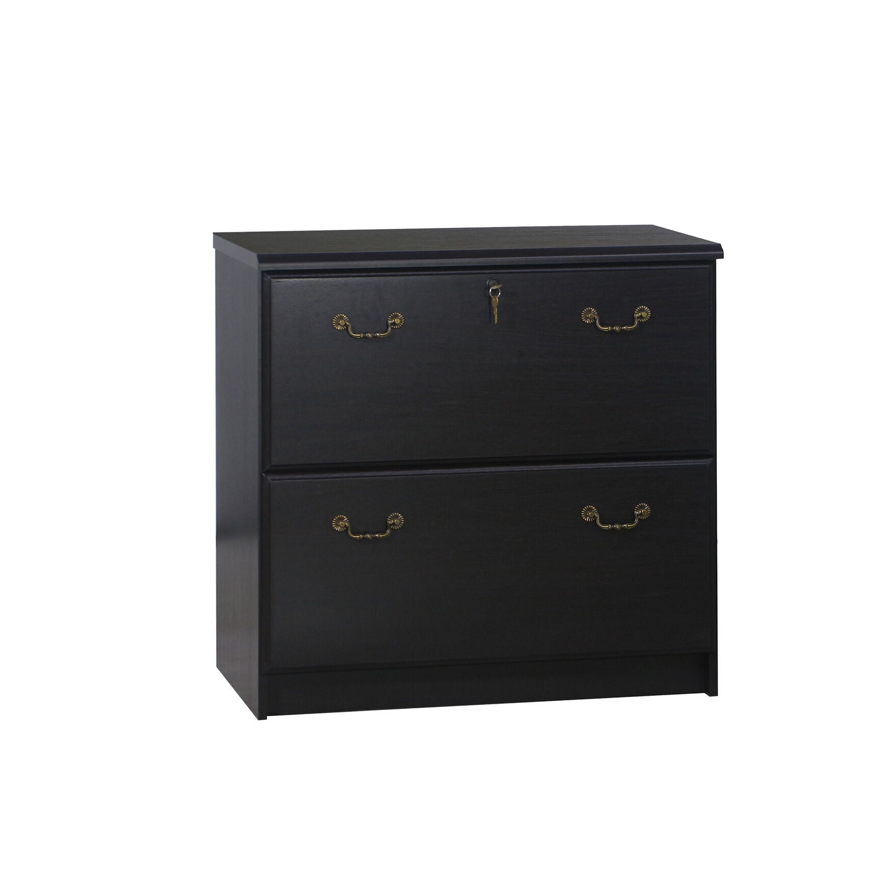 2 Drawer Lateral Filing Cabinets File Cabinet, ESPRESSO, hi-res image number 0