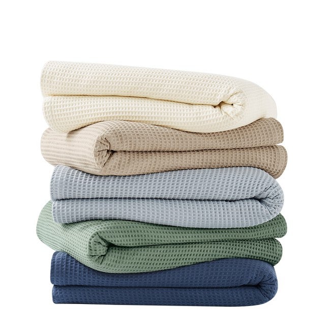Heritage Cotton Waffle Blanket, , on-hover image number 1