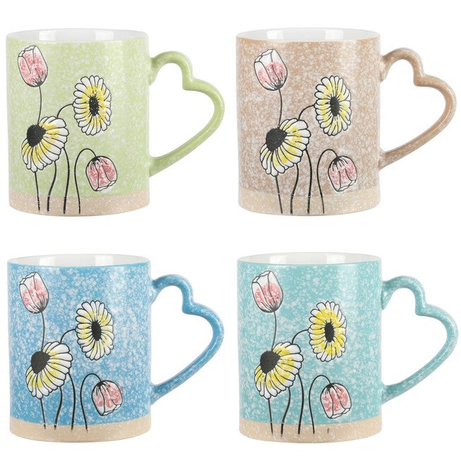 Sunbloom 15 oz. Mugs, Set of 4, , alternate image number null