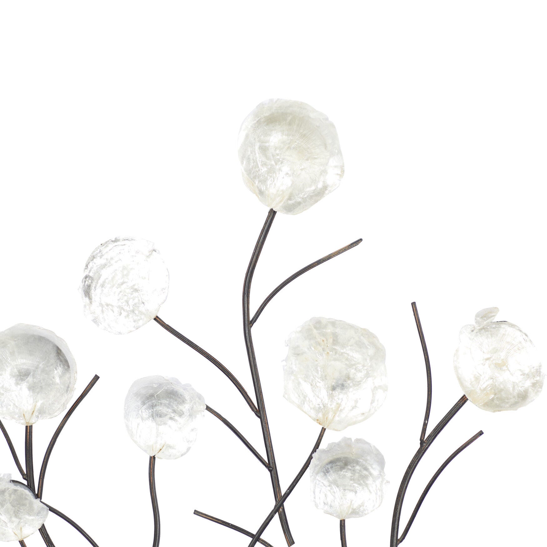 White Metal Coastal Abstract Wall Decor, , alternate image number 5