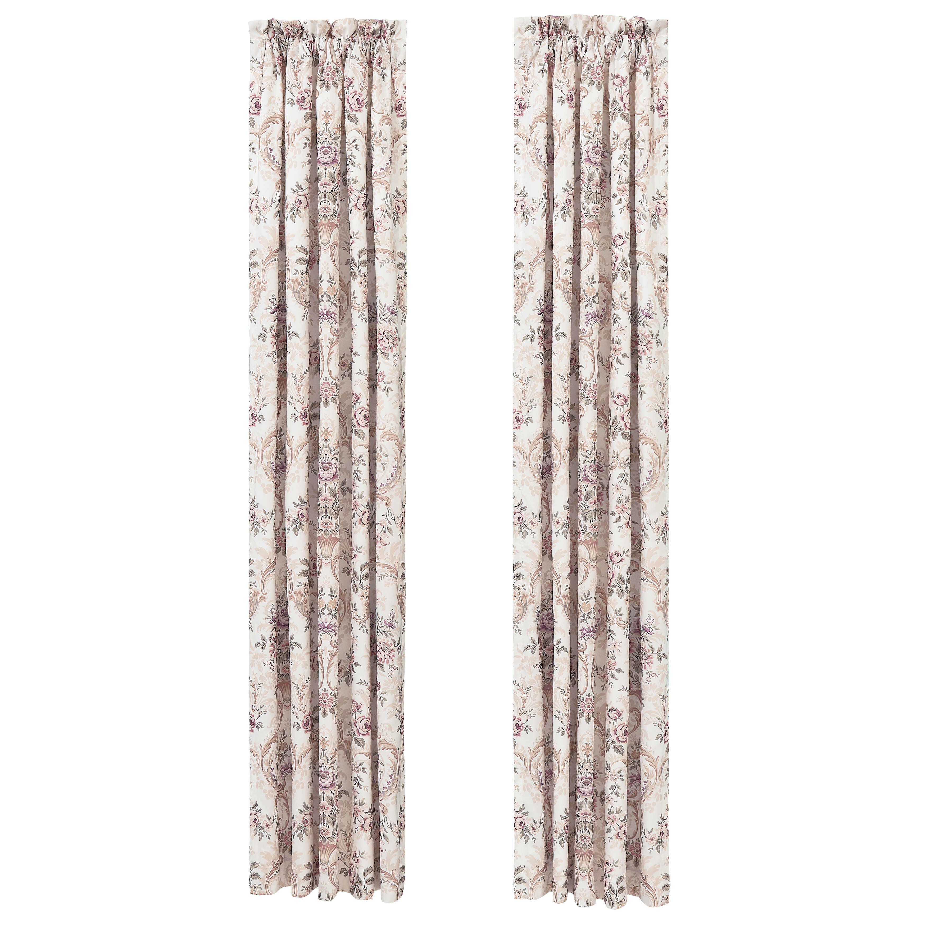Avant Garden 84 Inch Window Panel Pair, BLUSH, alternate image number 3