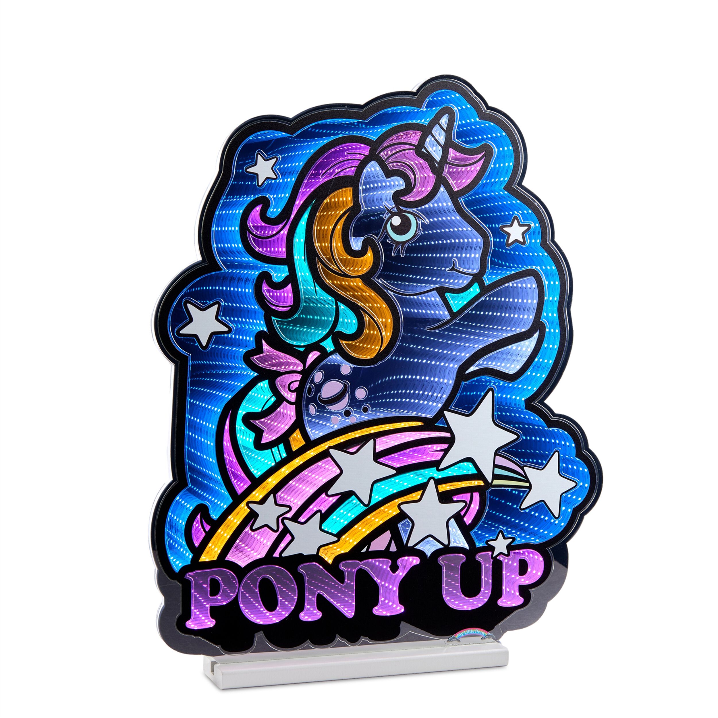 My Little Pony Pony Up Ekkolight 24 inchesH, BLUE PINK ORANGE, hi-res image number 0