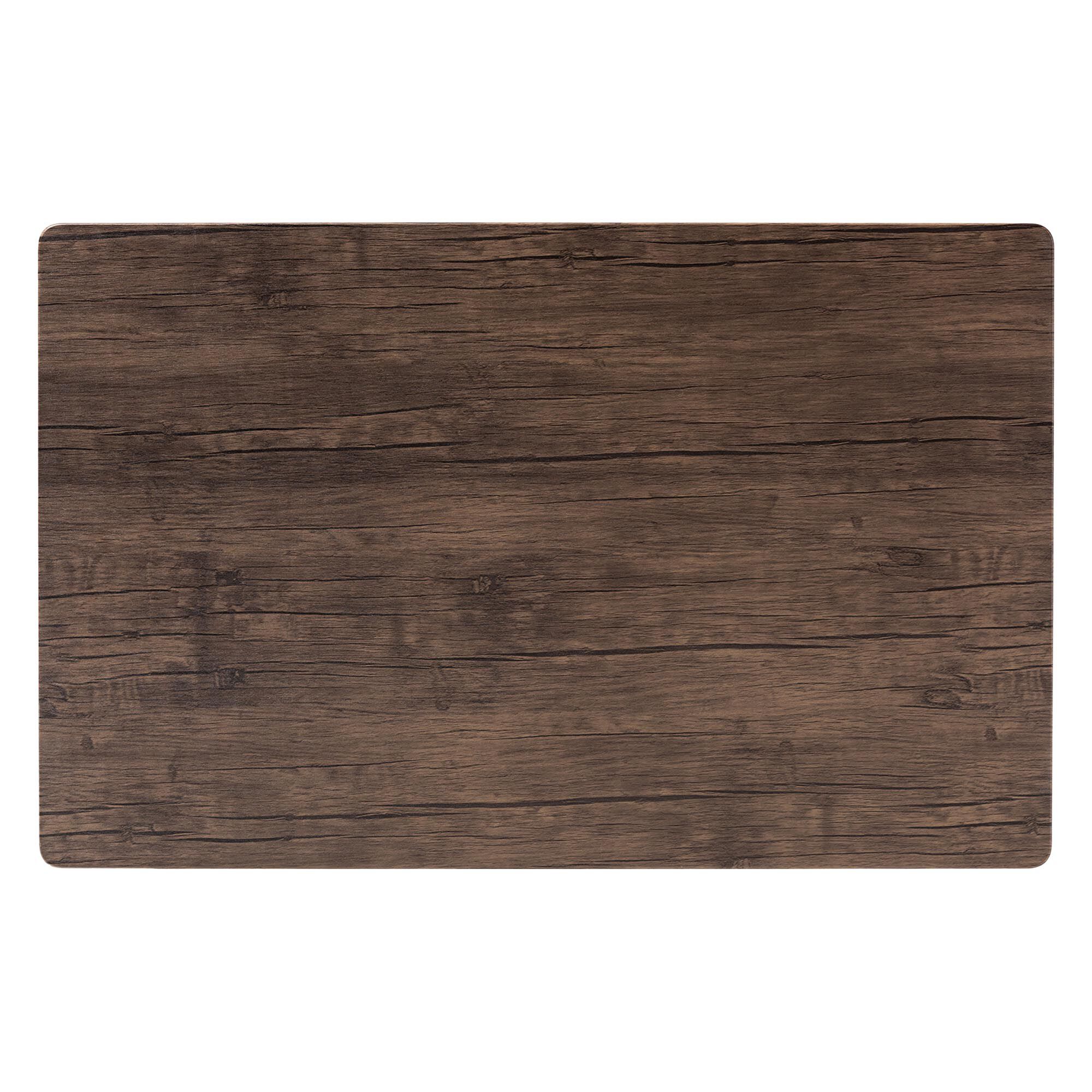 Nevan Modern Industrial Brown Wood and Metal 5-Piece Dining Set, BROWN, alternate image number 4