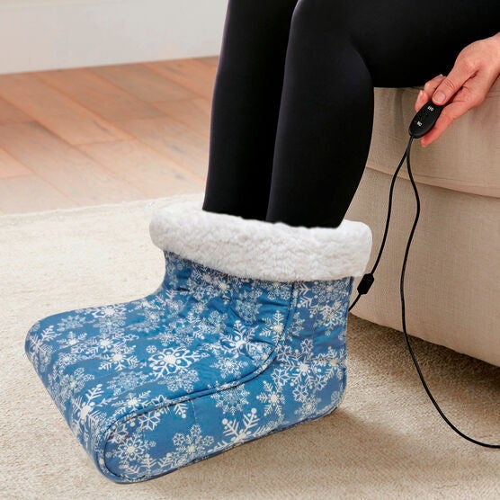 Microflannel Foot Warmers, SNOW FLURRY, hi-res image number null