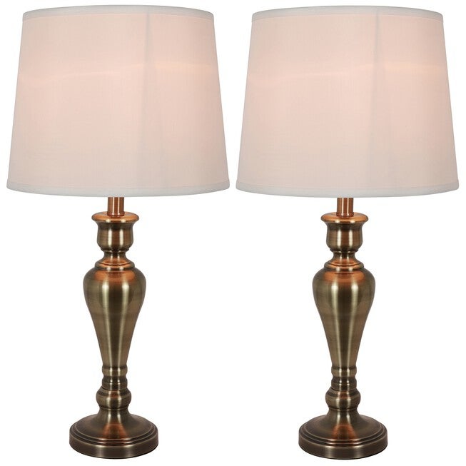 Antique Brass Touch Control 2-Pack Lamps, , on-hover image number 1