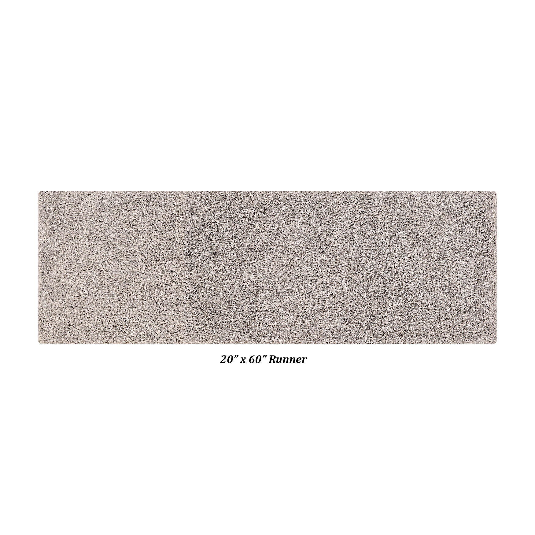 Micro Plush Collection 100% Polyester 20 inches X 60 inches Runner Bath Rug, , on-hover image number 1