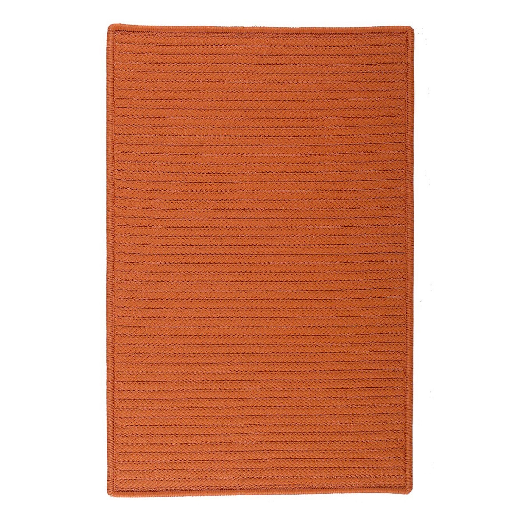 Simple Home Solid Rug , RUST, hi-res image number 0