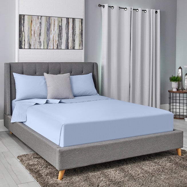Sealy Healthy Nights Antimicrobial Sheets, Blue, , on-hover image number null