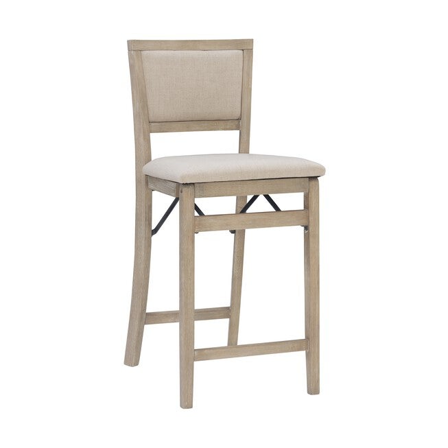 Keira Grey Wash Pad Back Folding Cnter Folding Stools, GREY WASH, hi-res image number null