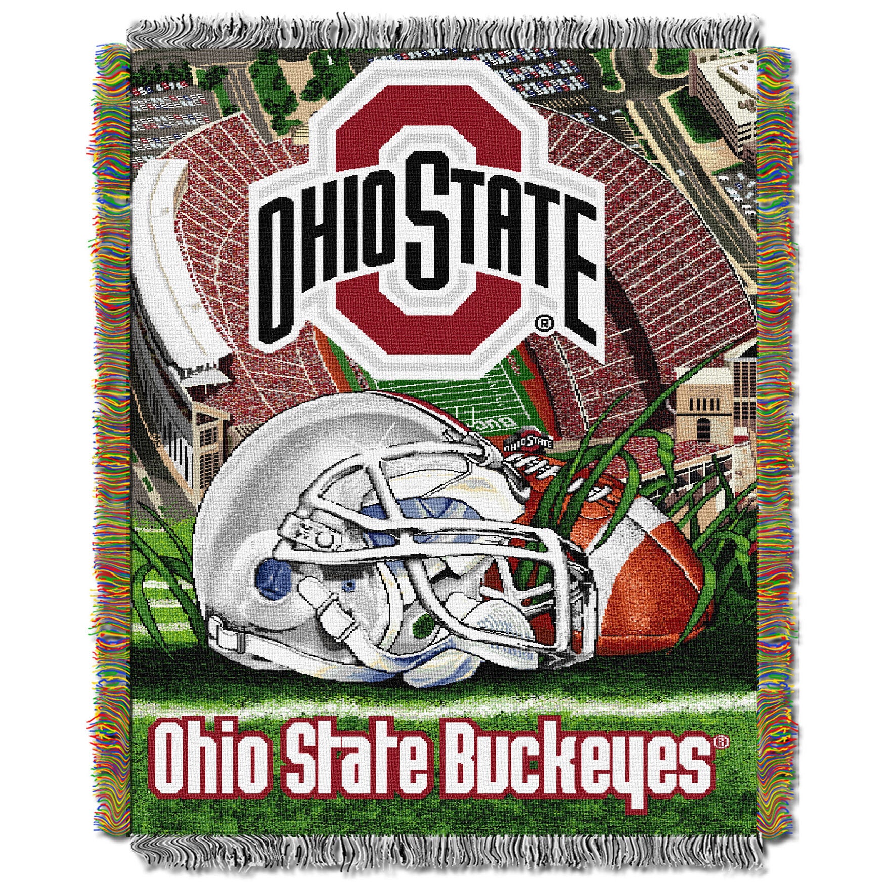 Ohio State HFA Throw, MULTI, hi-res image number 0