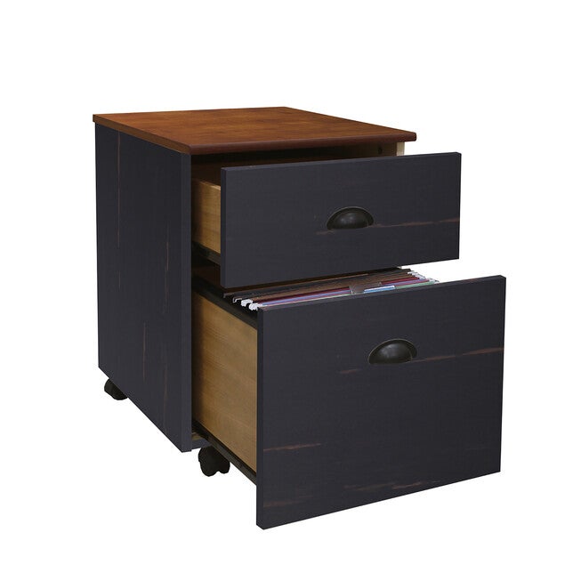 Hawksbury 2 Drawer Mobile File Cabinet File Cabinet, , alternate image number null