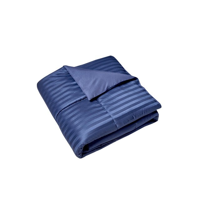 Kathy Ireland 3-Pc Reversible Down Alternative Comforter, Navy Beding, , alternate image number 5