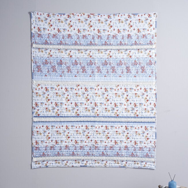 Betty Lace-Embellished Throw Blanket, , on-hover image number null