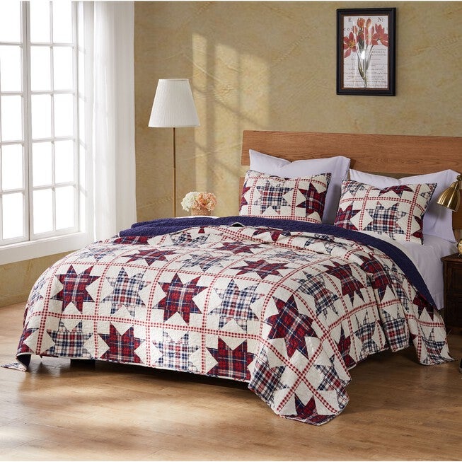 Liberty Quilt and Pillow Sham Set, , on-hover image number 1