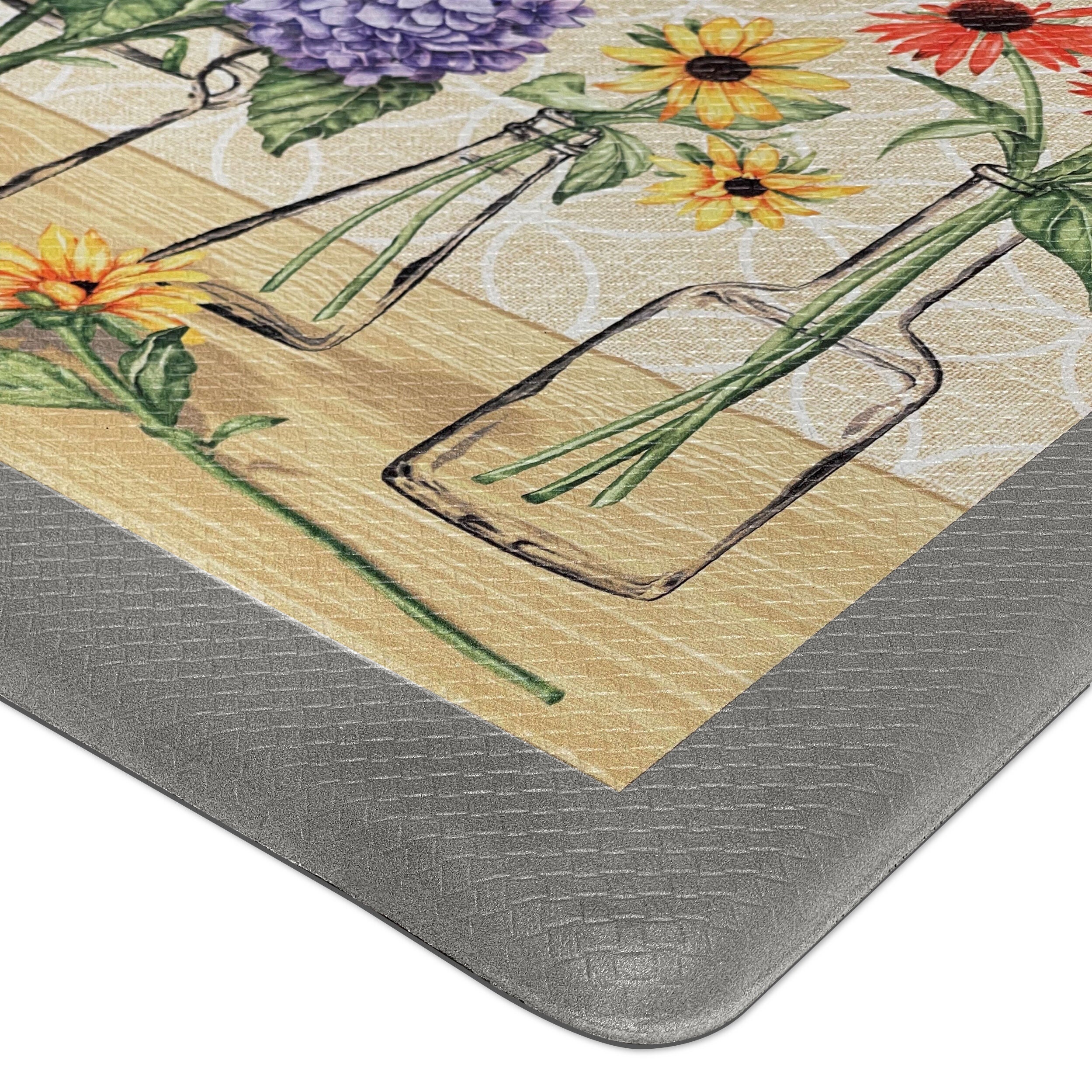 Garden Blooms 18x30 Anti Fatigue Mat, MULTI, alternate image number 2