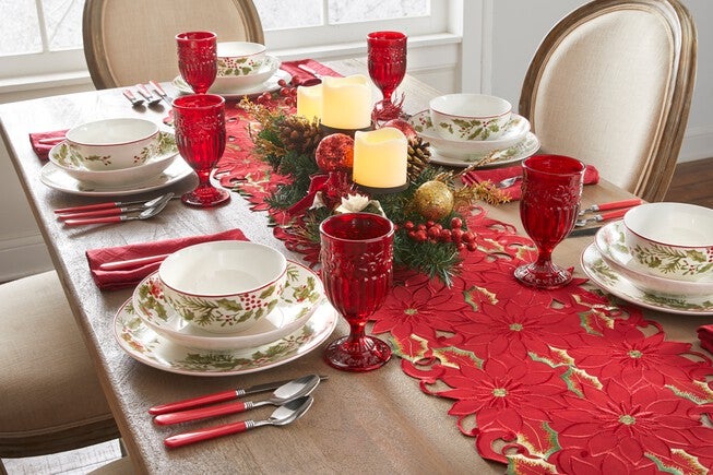 12-pc. Festive Berry Dinnerware Set, , on-hover image number 1