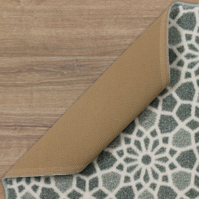 Mosaic Tile Grey Kitchen Rug, , alternate image number null