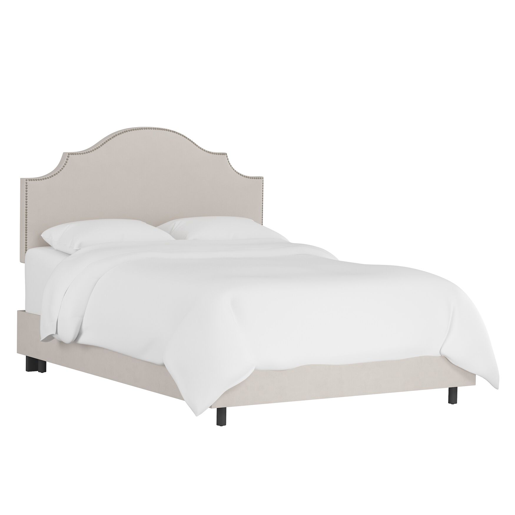 Nail Button Notched Bed, PREMIER PLATINUM, hi-res image number 0