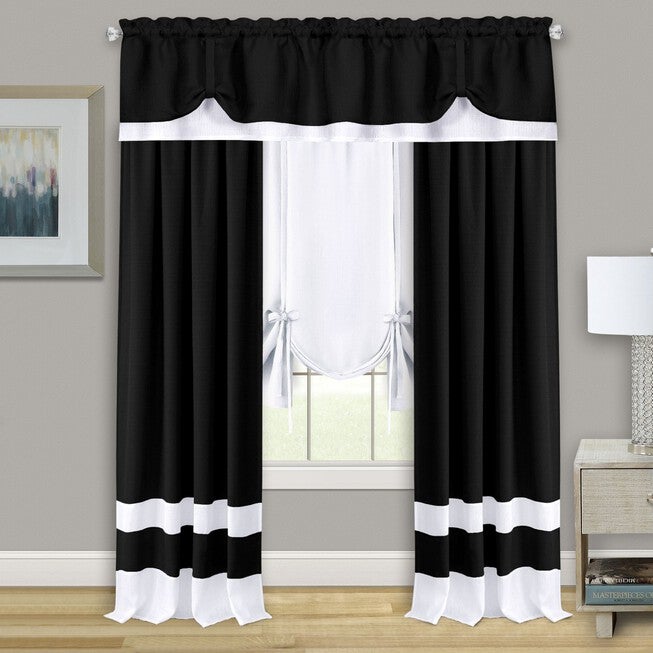 Callie Double Layer Pick Up Valance - 58x14, , alternate image number null