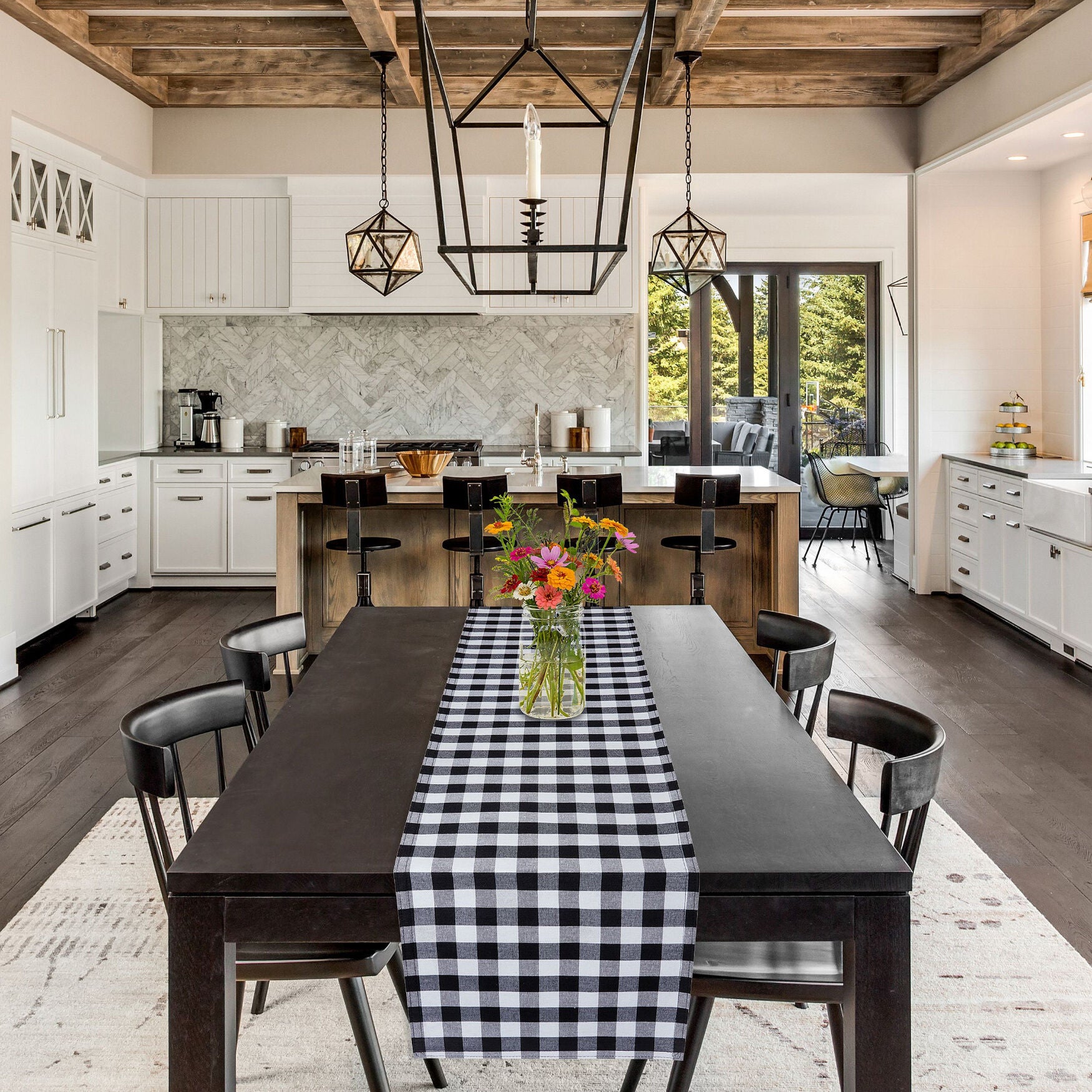 Buffalo Check Table Runner - 13-in x 48-in, , alternate image number 4