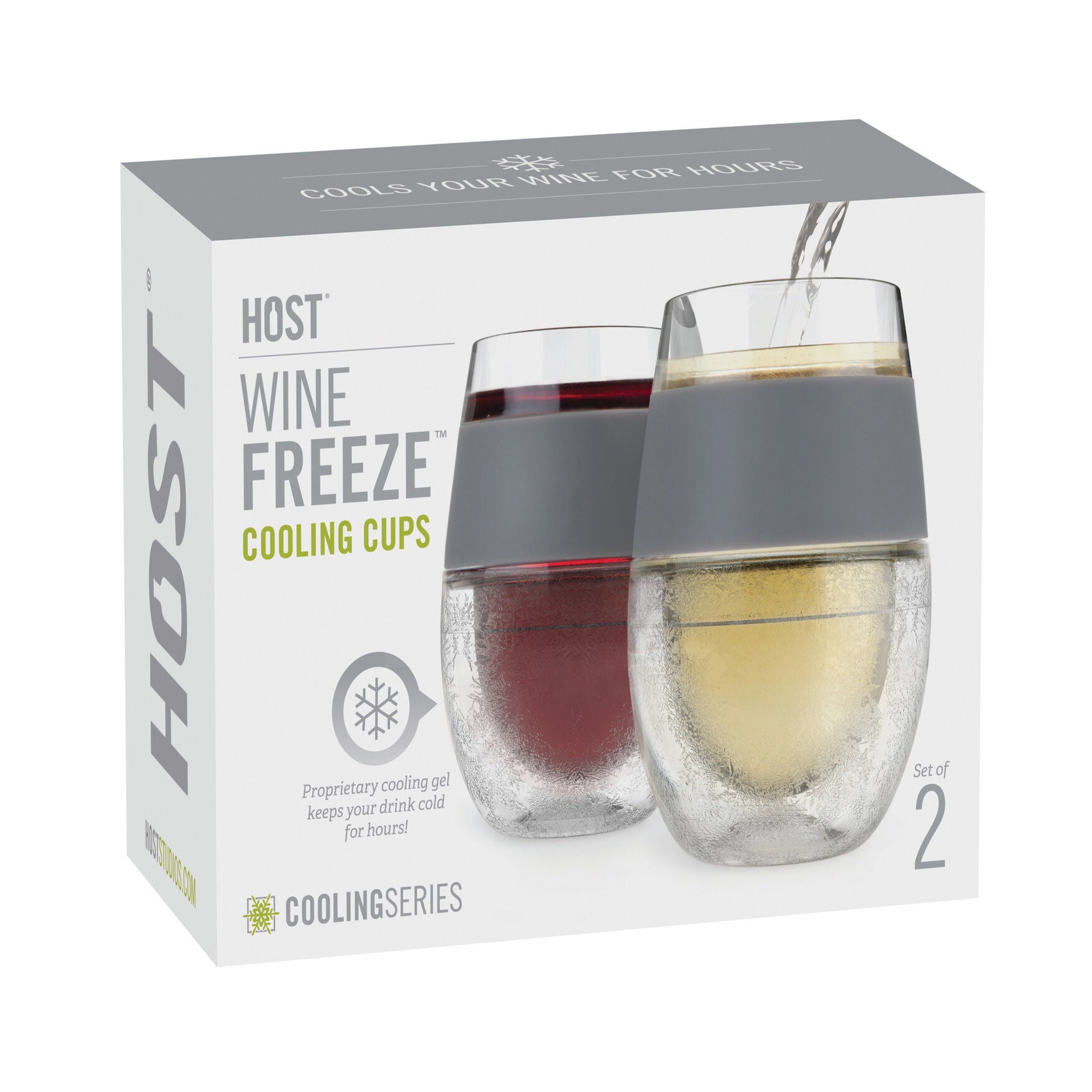 Wine Freeze Cooling Cups (Set Of 2) By, , alternate image number 7