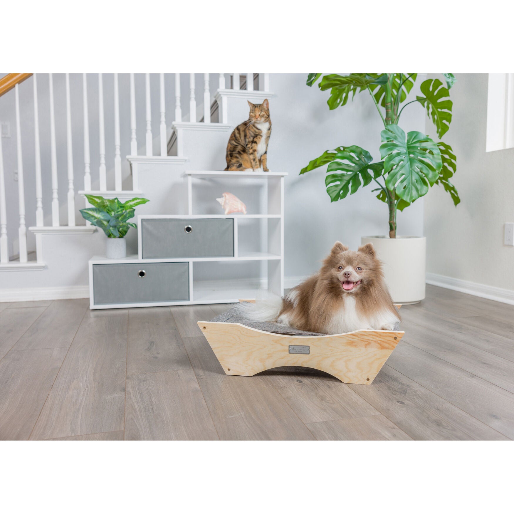 Elevated Cozy Pet Hammock For Cats, , alternate image number 3