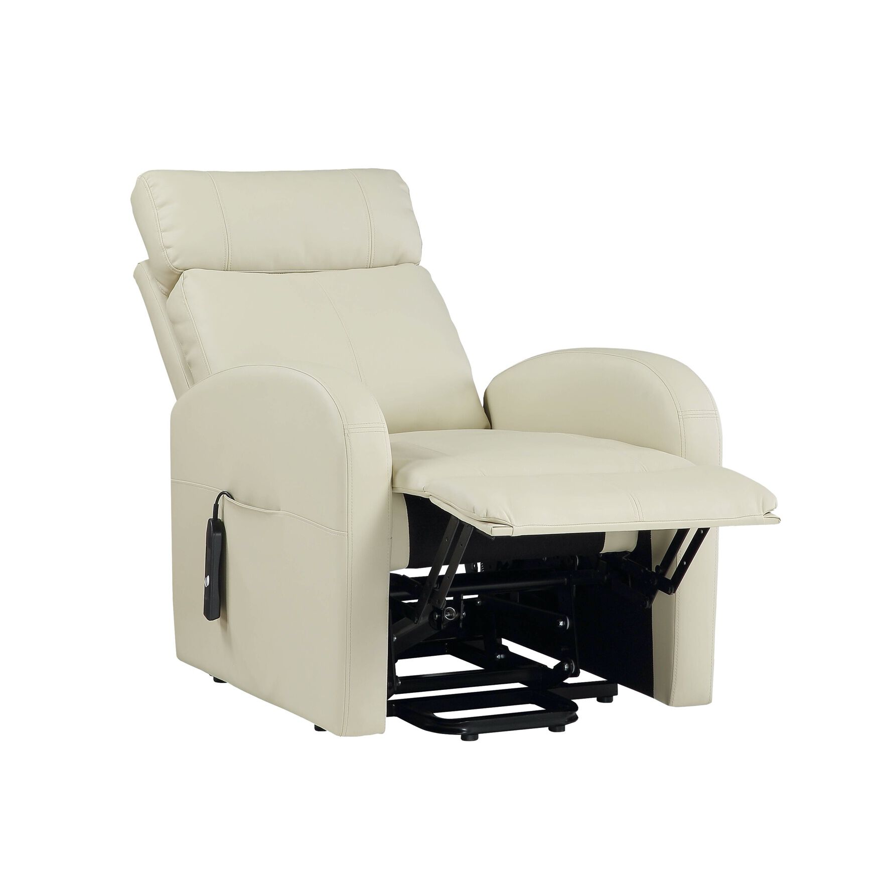 Recliner with extended footrest
